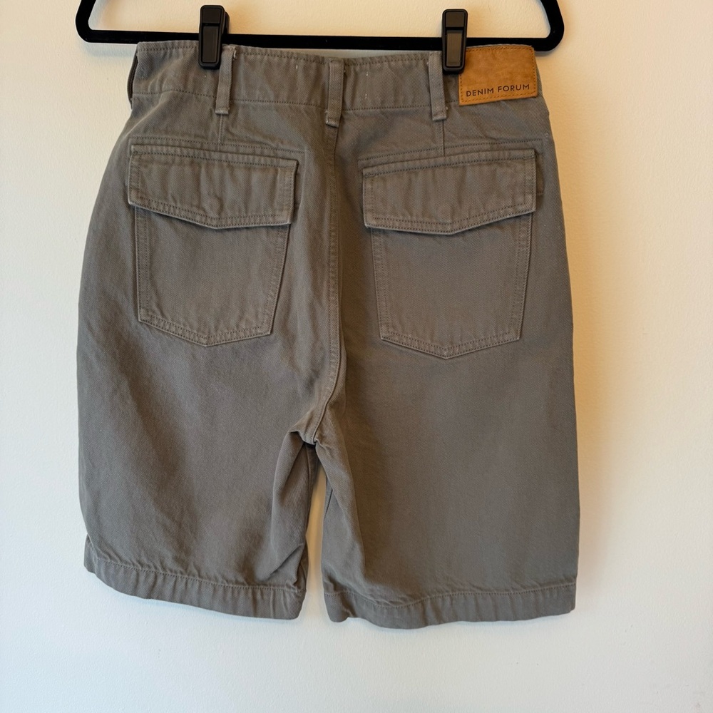 Denim Forum Aritzia Gray Women’s Shorts Bermuda Jorts Summer 0026 - Picture 3 of 17